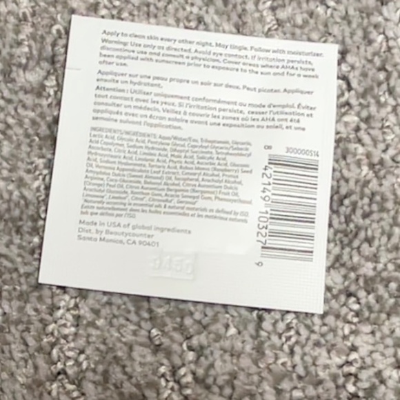 Beautycounter overnight resurfacing peel samples X19 - Picture 2 of 2